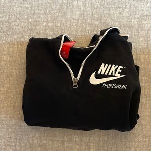 Nike half zip sweater